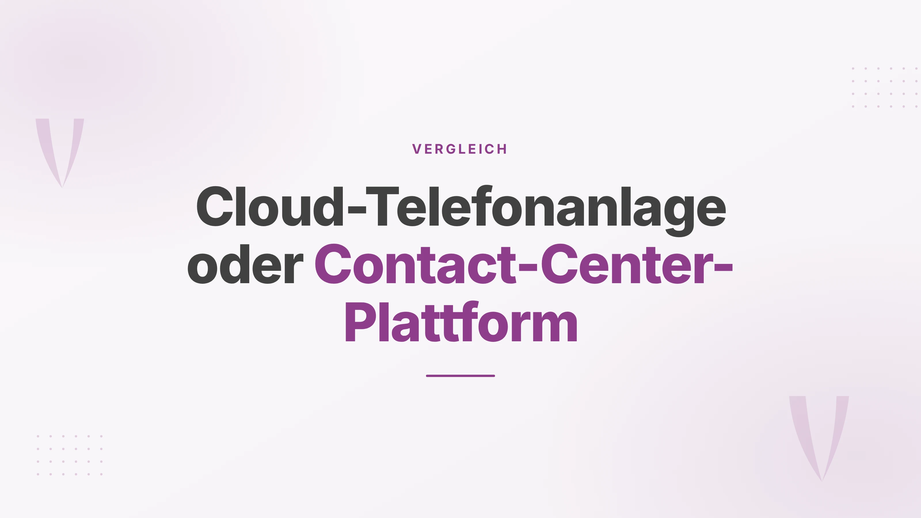 Titelbild: Cloud-Telefonanlage oder Contact-Center-Plattform, Voxbi und 8x8 im Vergleich