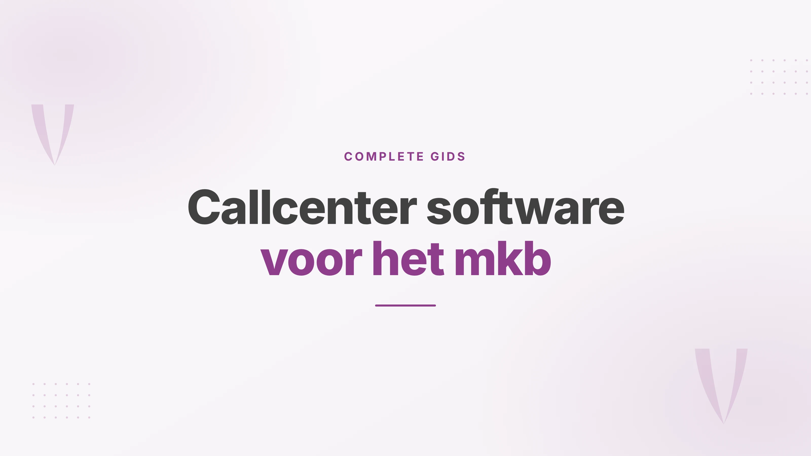 Illustratie bij callcenter software voor het mkb, met wachtrijen, routering en een dashboard.