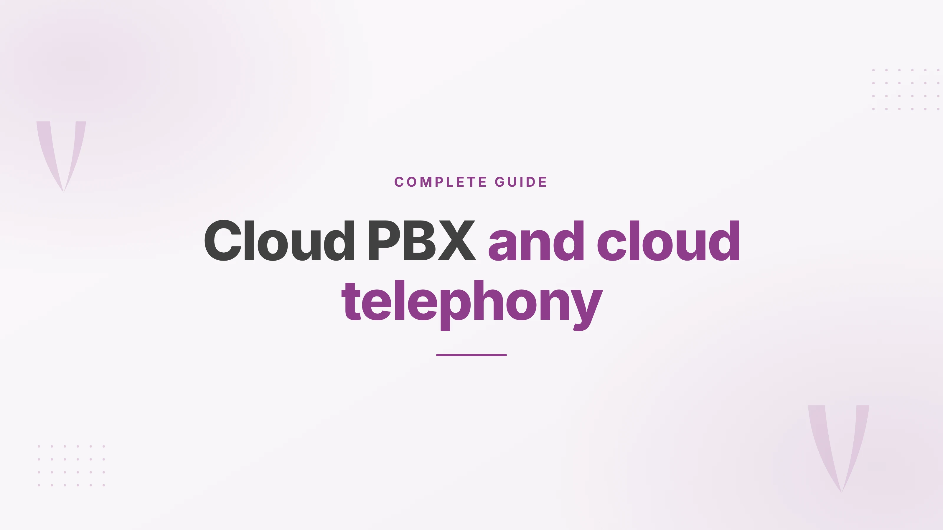 Cover image for a guide to cloud PBX and cloud telephony for European companies.