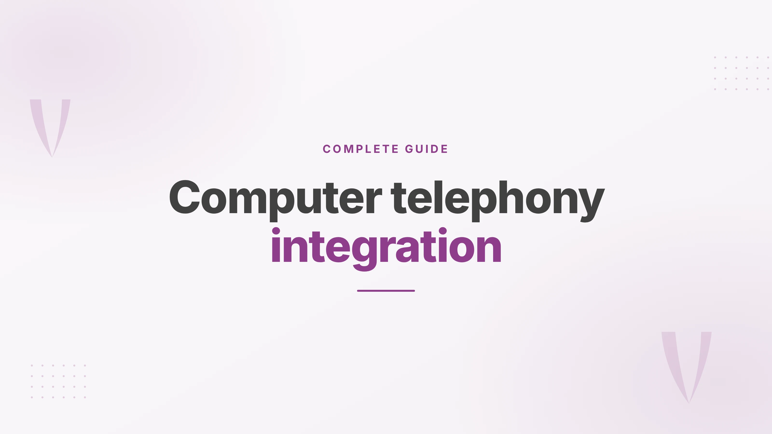 Cover art showing a phone call linking to a customer record on a screen