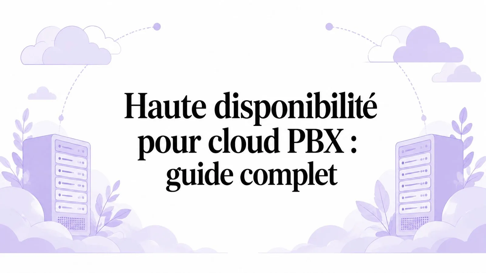 Haute disponibilité pour cloud PBX : guide complet