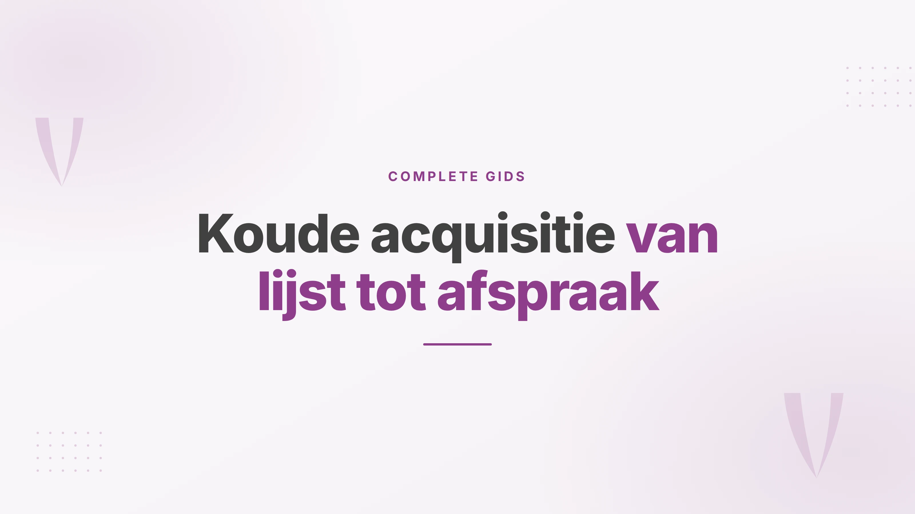 Illustratie bij koude acquisitie in B2B: een uitgaand gesprek dat leidt tot een gekwalificeerde afspraak.