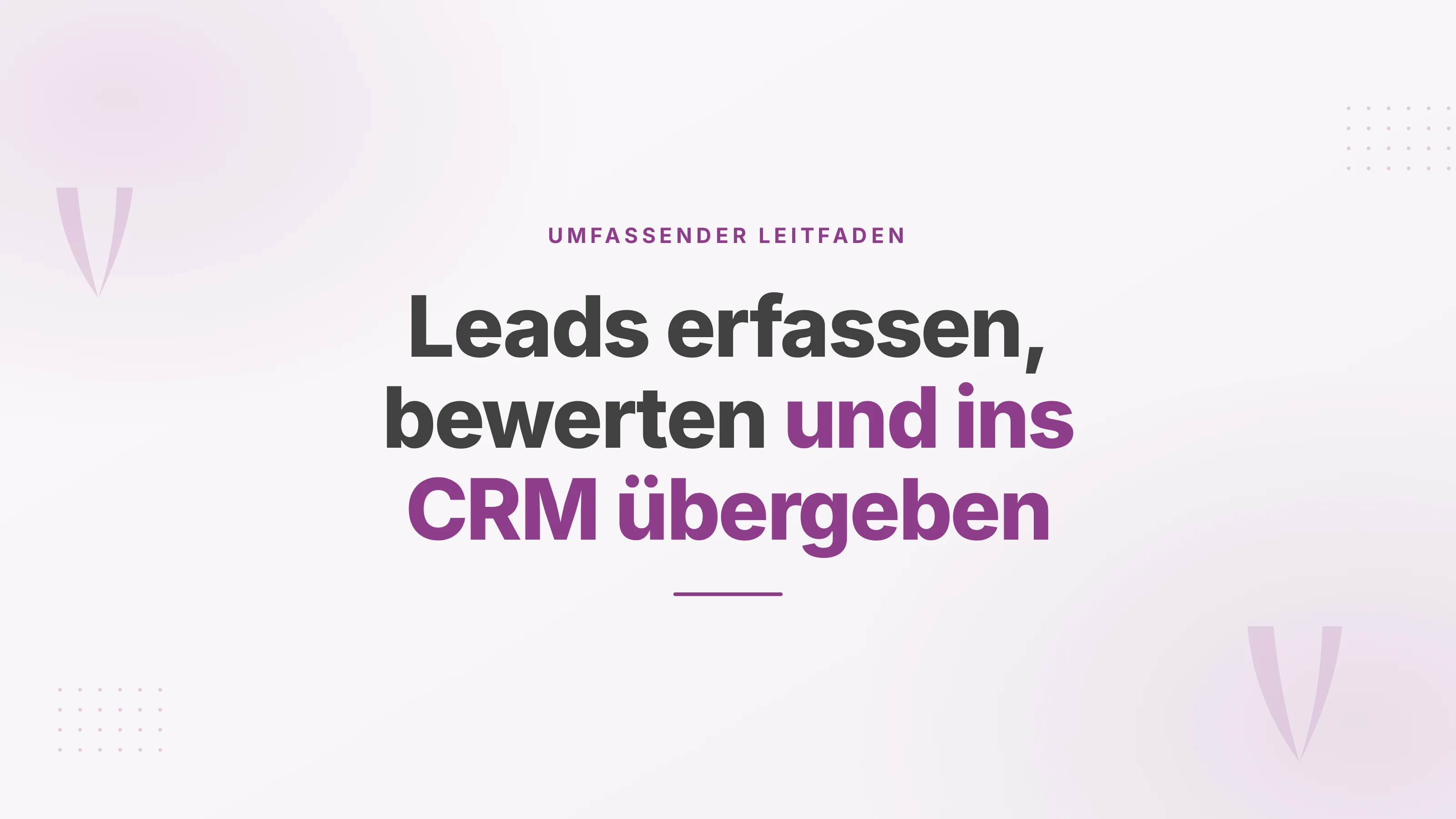 Titelbild: Kontakte aus mehreren Kanälen laufen zusammen und gehen geprüft ins CRM.