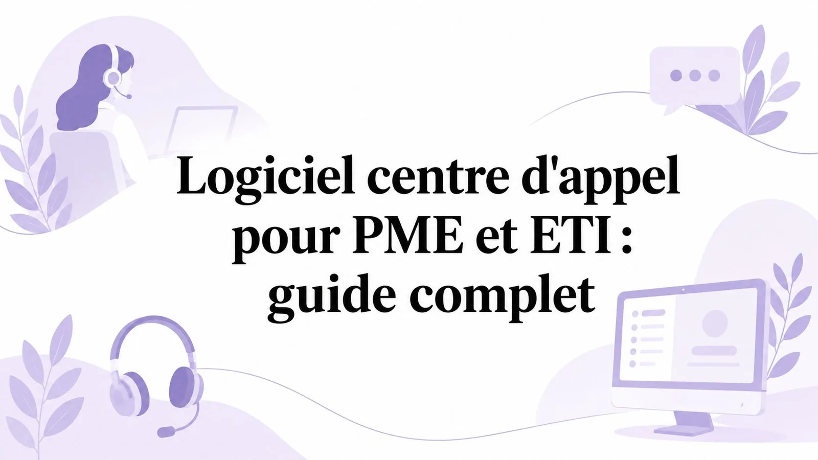 Logiciel centre d'appel pour PME et ETI : guide complet