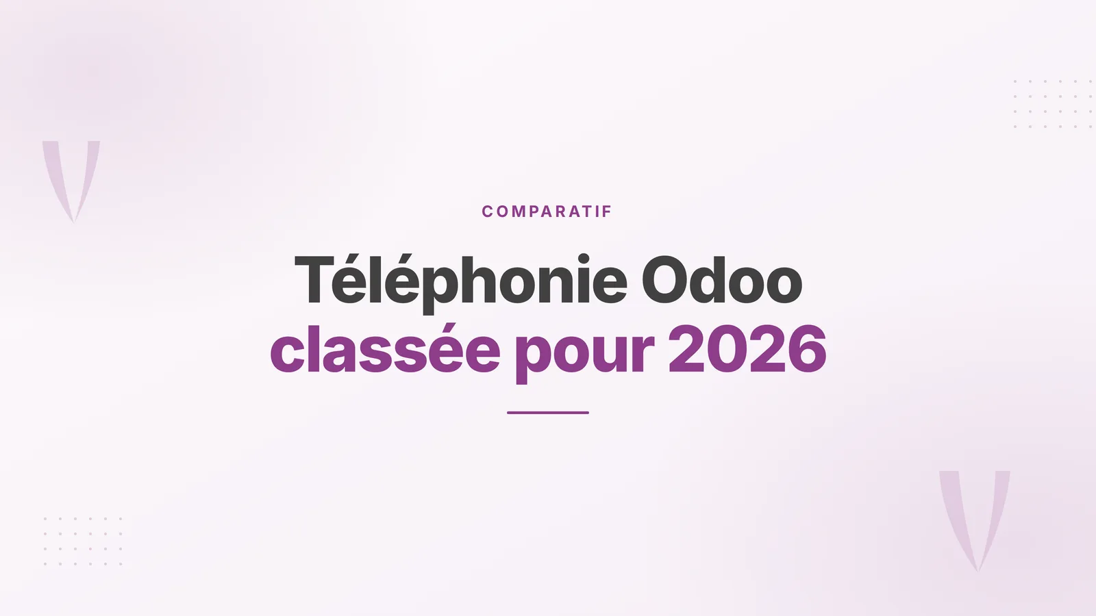 Meilleur PBX cloud pour Odoo en 2026
