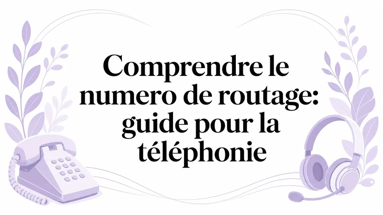 Comprendre le numero de routage: guide pour la téléphonie