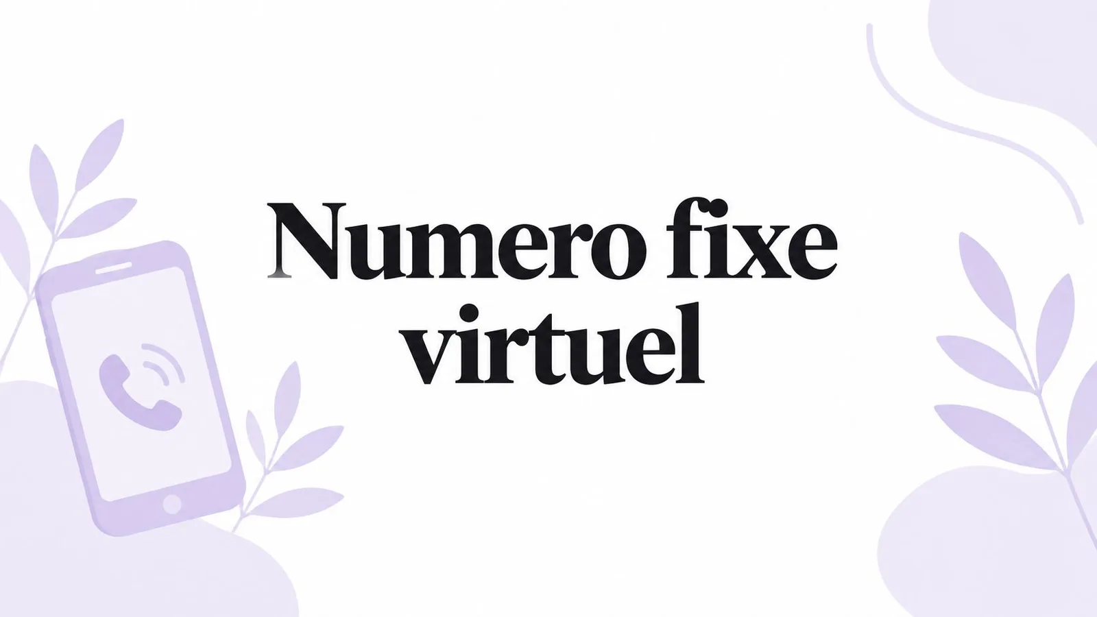 Numero fixe virtuel