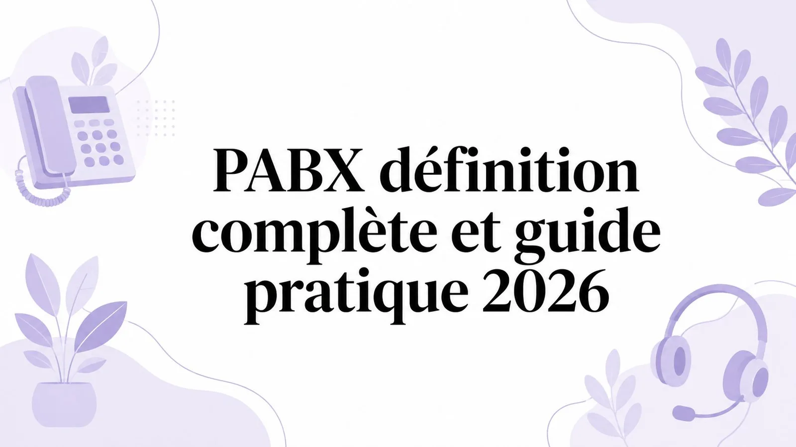 PABX définition complète et guide pratique 2026