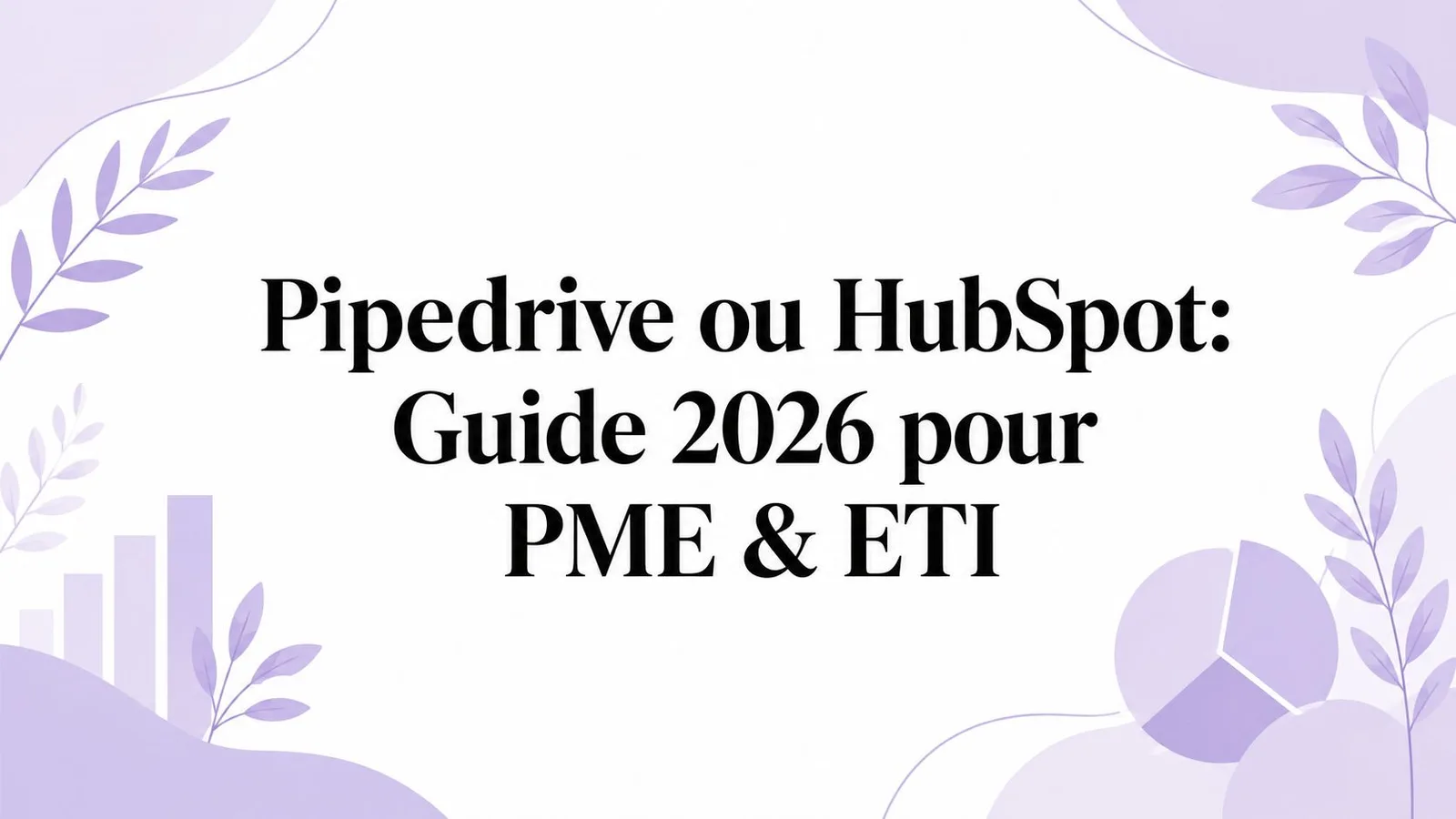 Pipedrive ou HubSpot: Guide 2026 pour PME & ETI