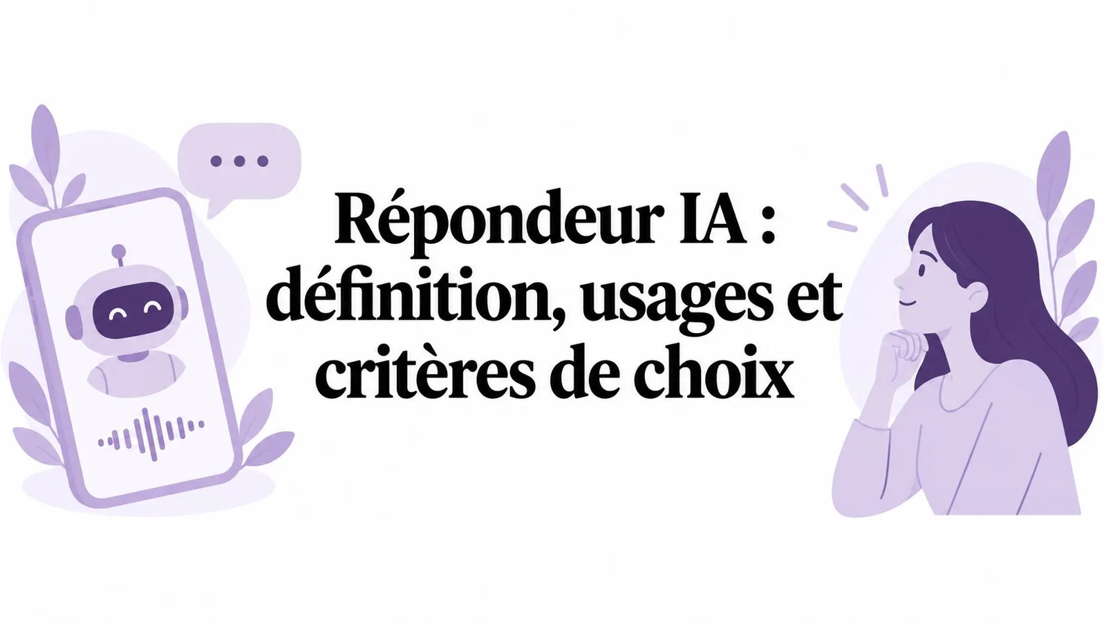 Répondeur IA : définition, usages et critères de choix