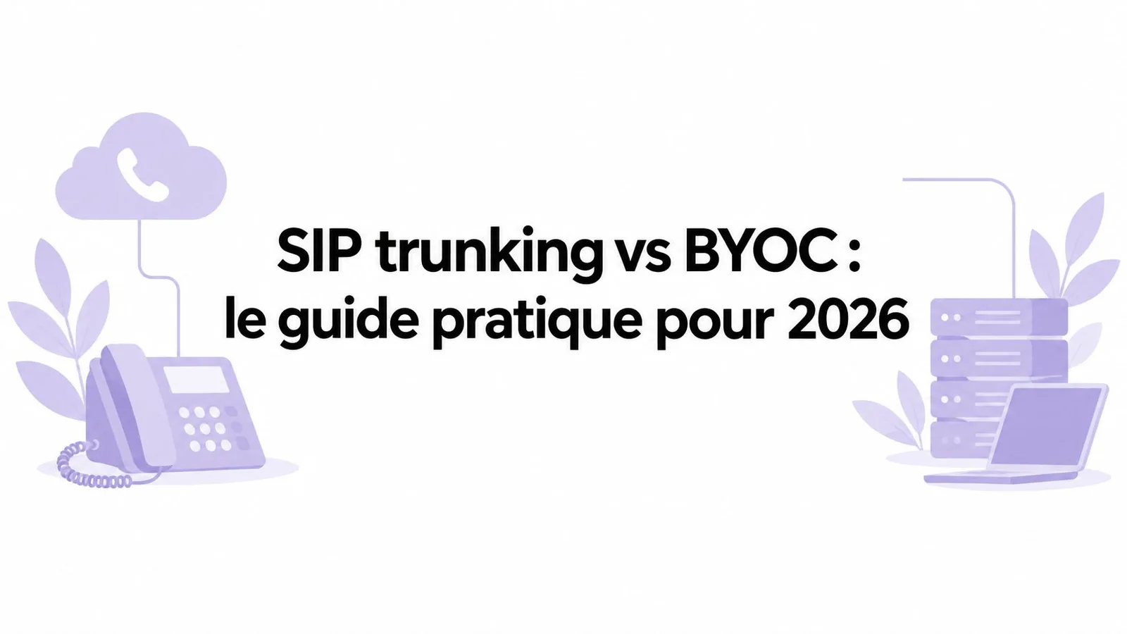SIP trunking vs BYOC : le guide pratique pour 2026