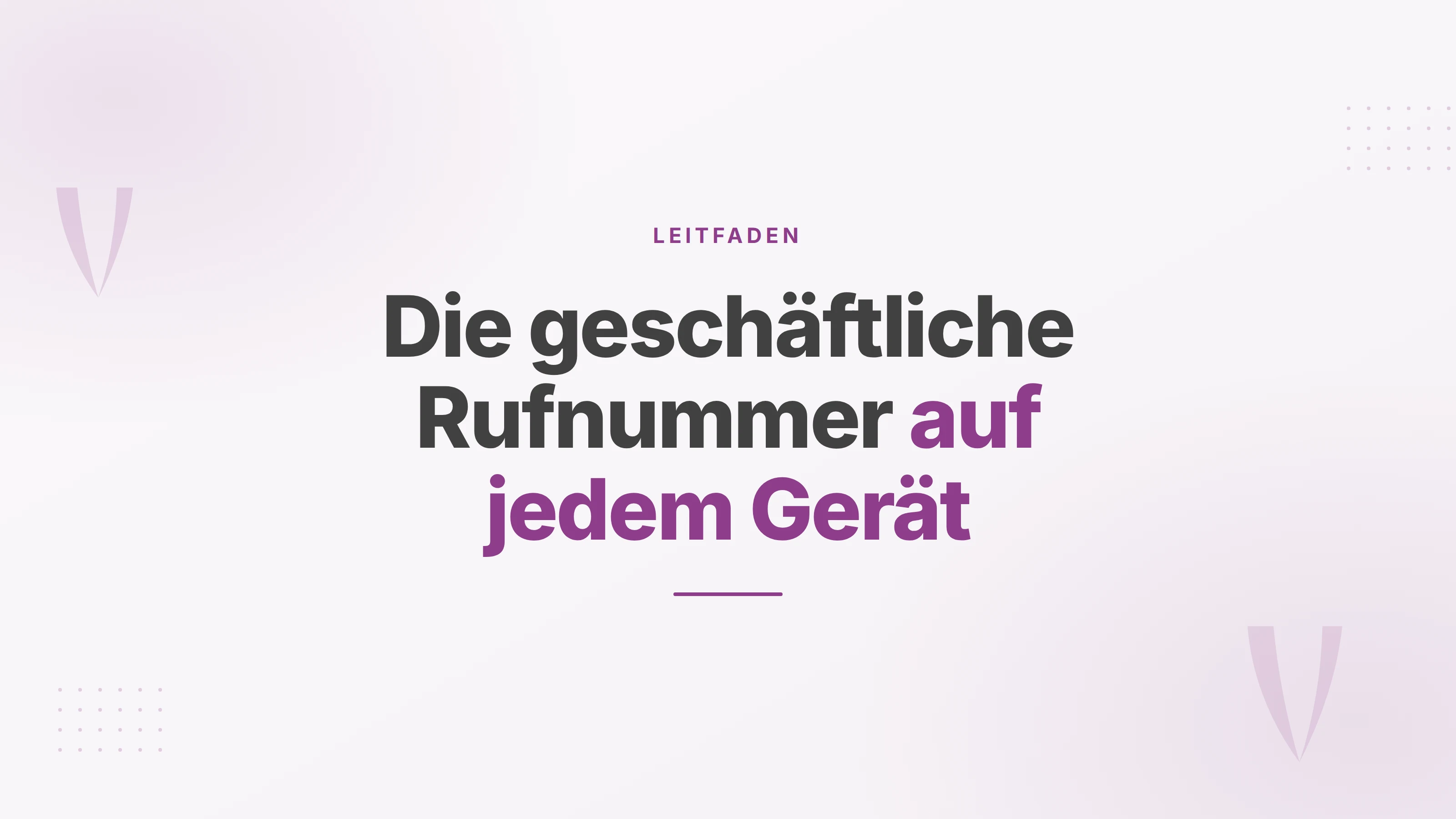 Titelbild: ein Softphone bringt die geschäftliche Rufnummer auf Laptop, Smartphone und Tablet