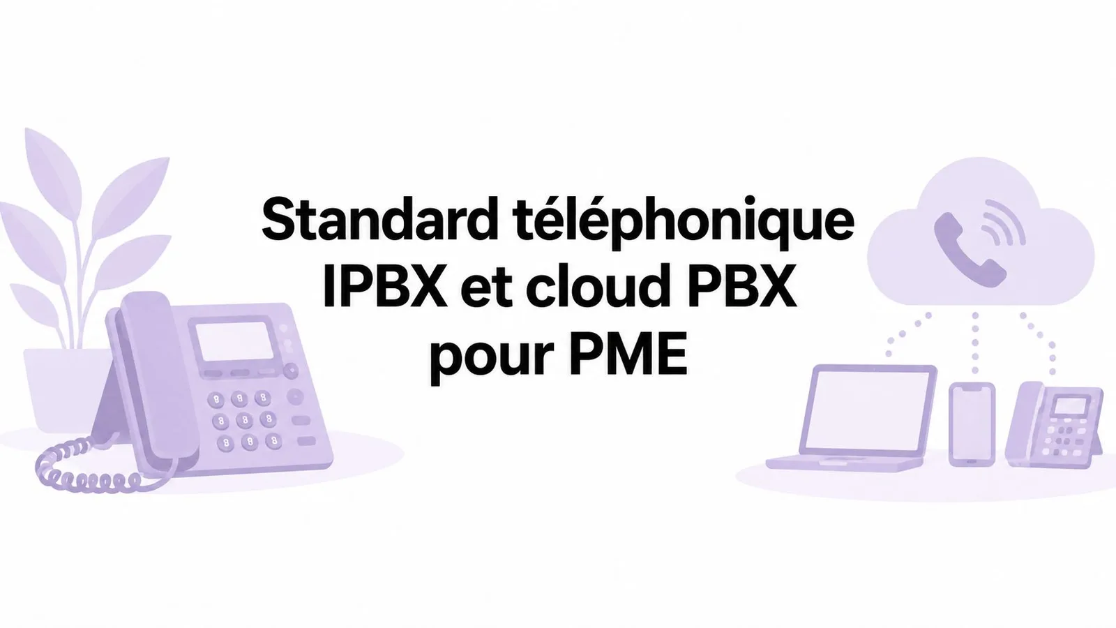 Standard téléphonique IPBX et cloud PBX pour PME