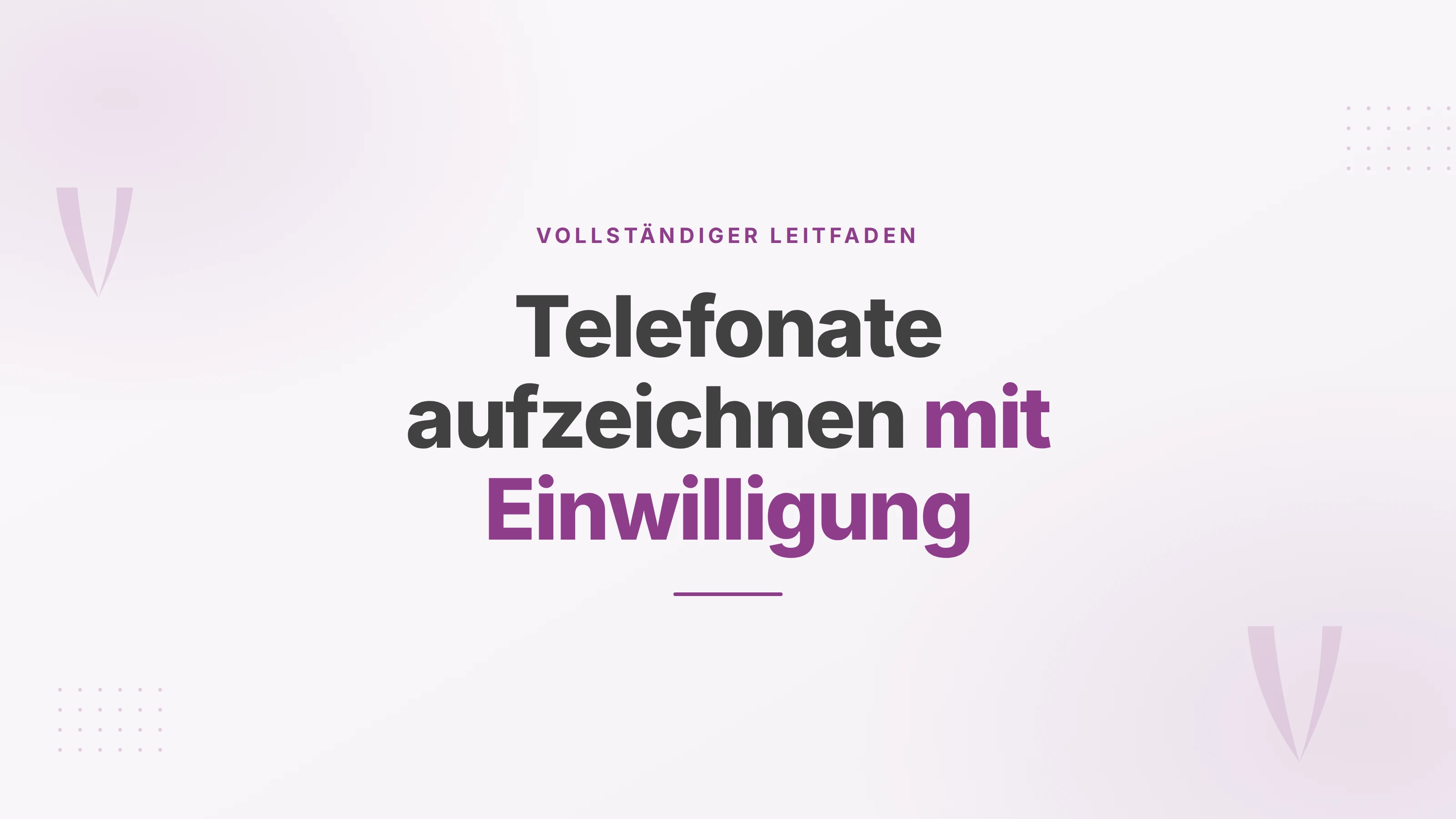 Illustration zum Mitschnitt von Telefongesprächen mit Einwilligung und Datenhaltung in Europa.