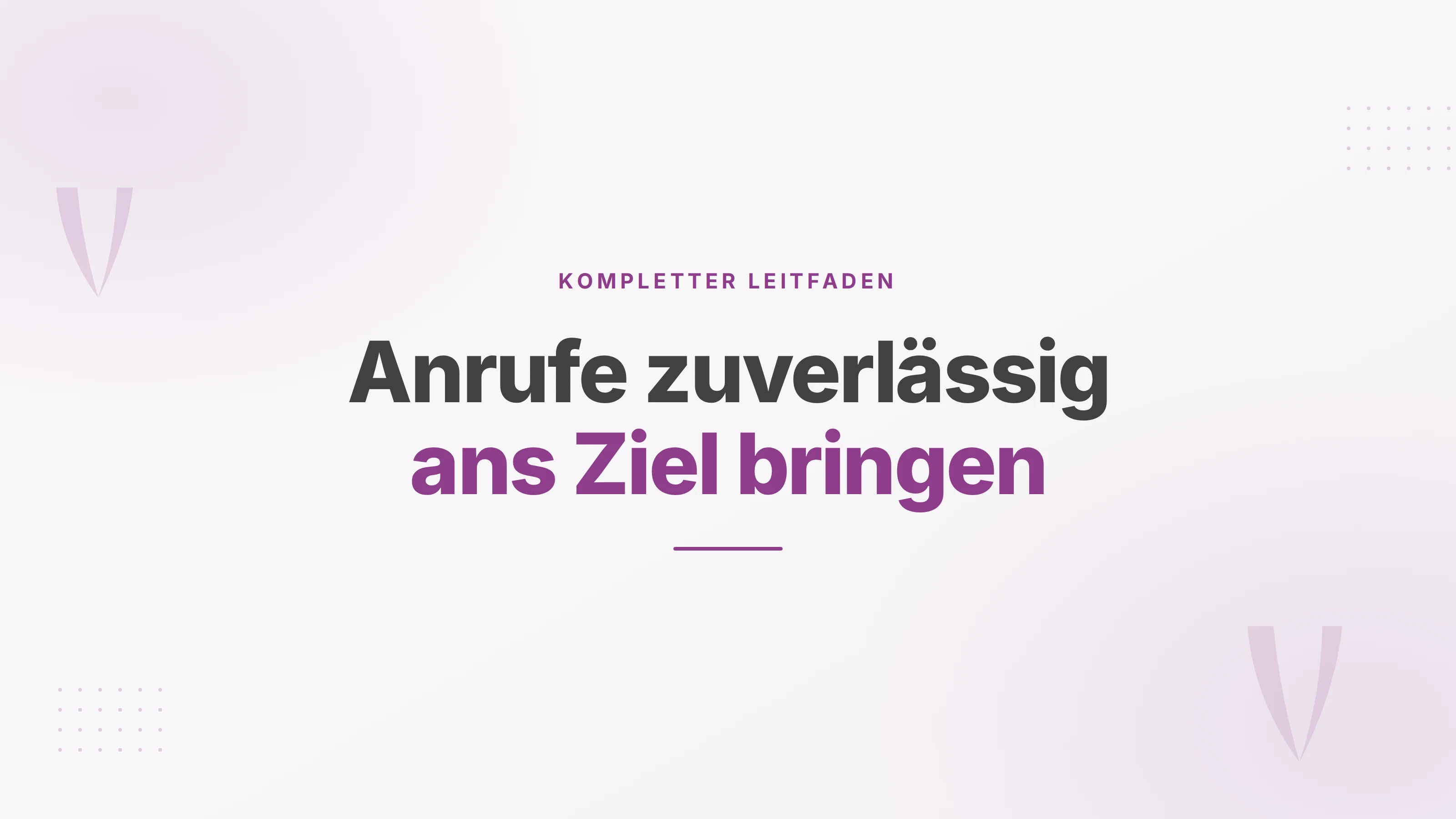 Titelbild zum Leitfaden über telefonische Erreichbarkeit mit Anruf, Zeitplan und Weiterleitung