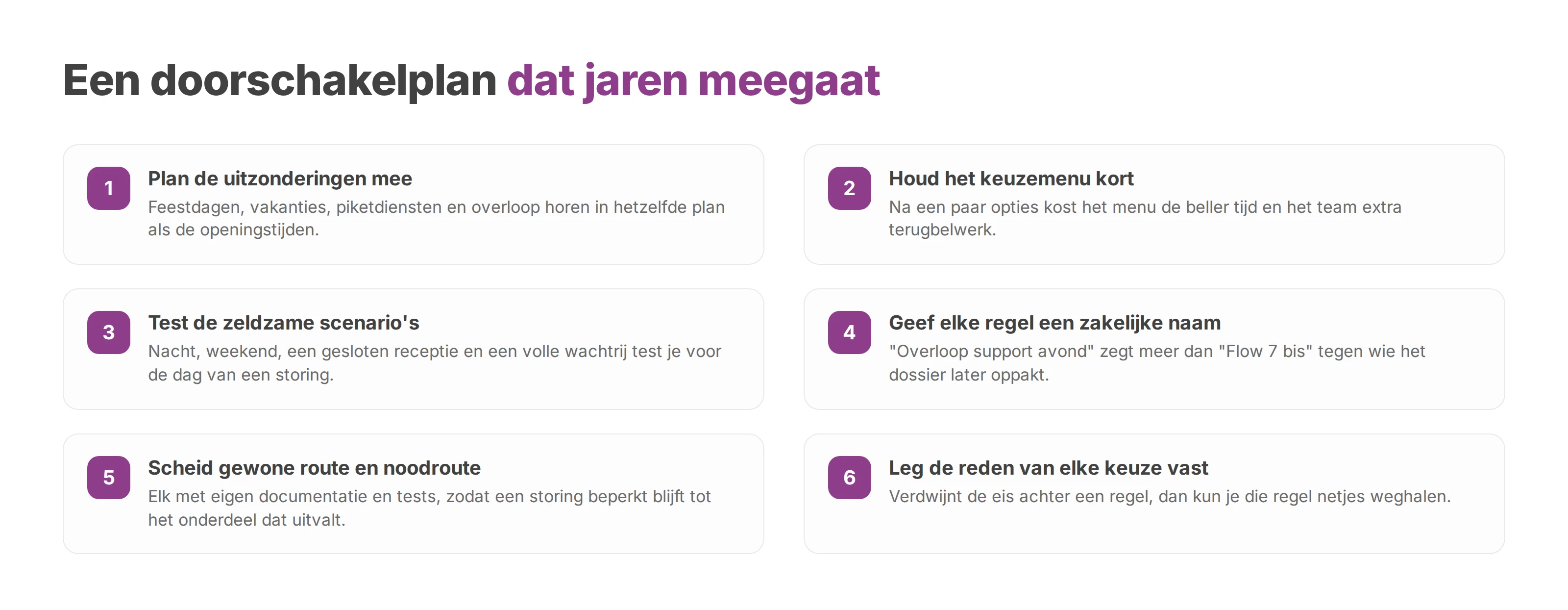 Zes goede praktijken voor een doorschakelplan voor het mkb en integrators