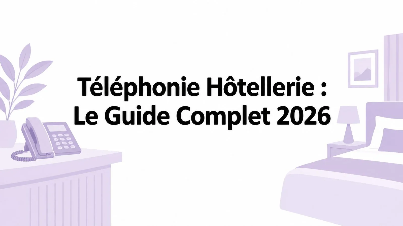 Téléphonie Hôtellerie : Le Guide Complet 2026