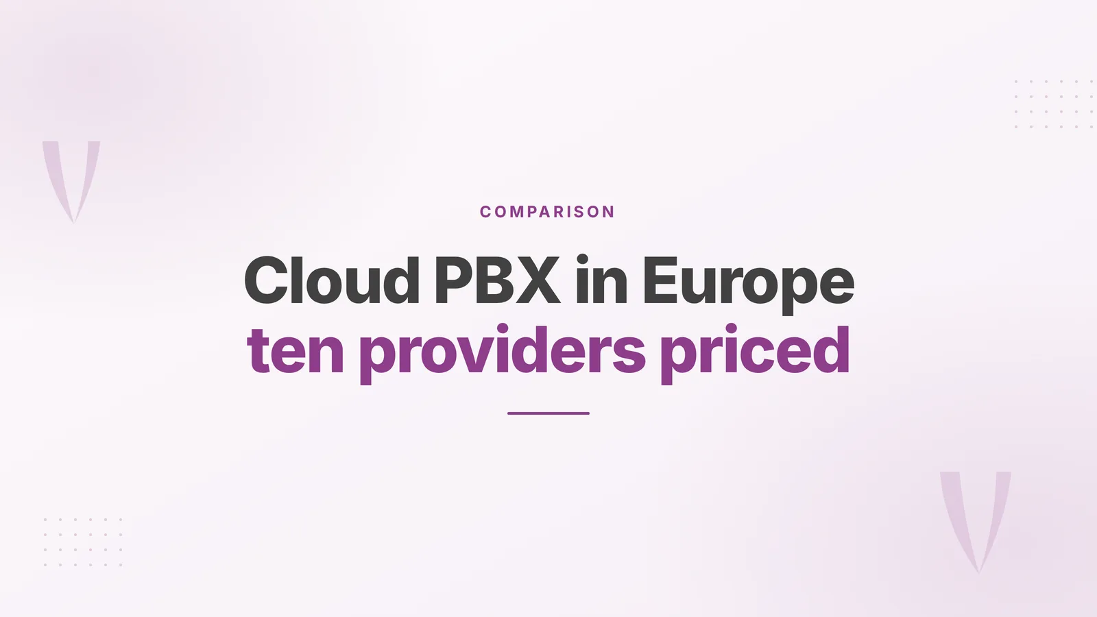 Top 10 cloud PBX providers in Europe (2026)