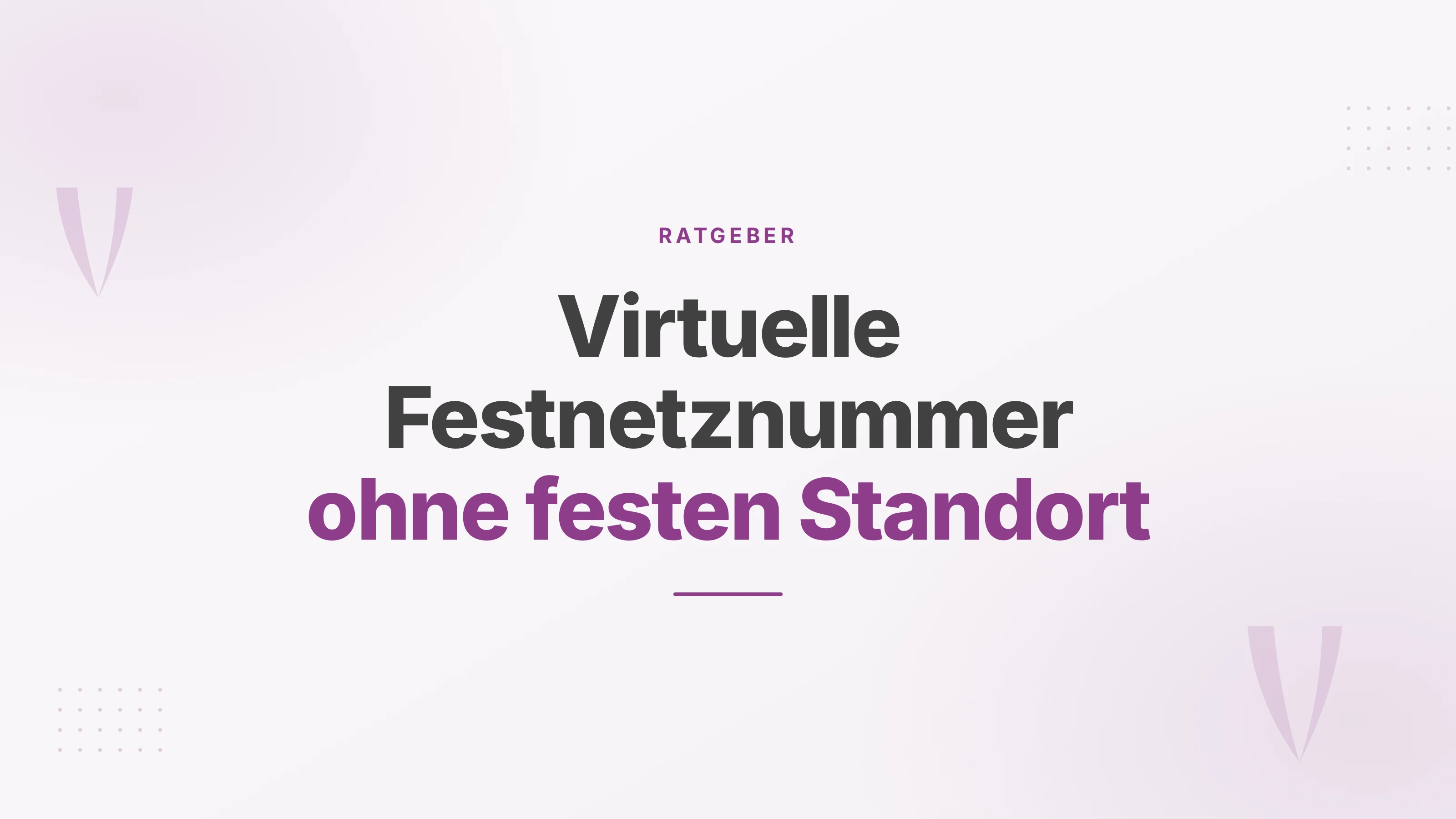 Illustration zur virtuellen Festnetznummer: eine Rufnummer bleibt erreichbar, unabhängig vom Standort.