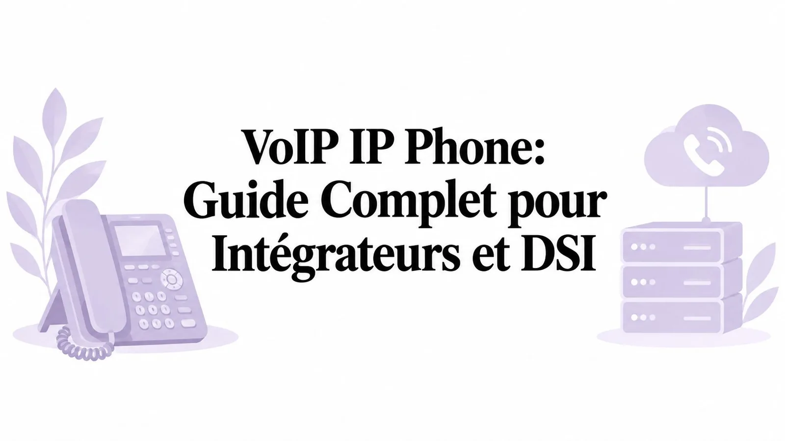 VoIP IP Phone: Guide Complet pour Intégrateurs et DSI
