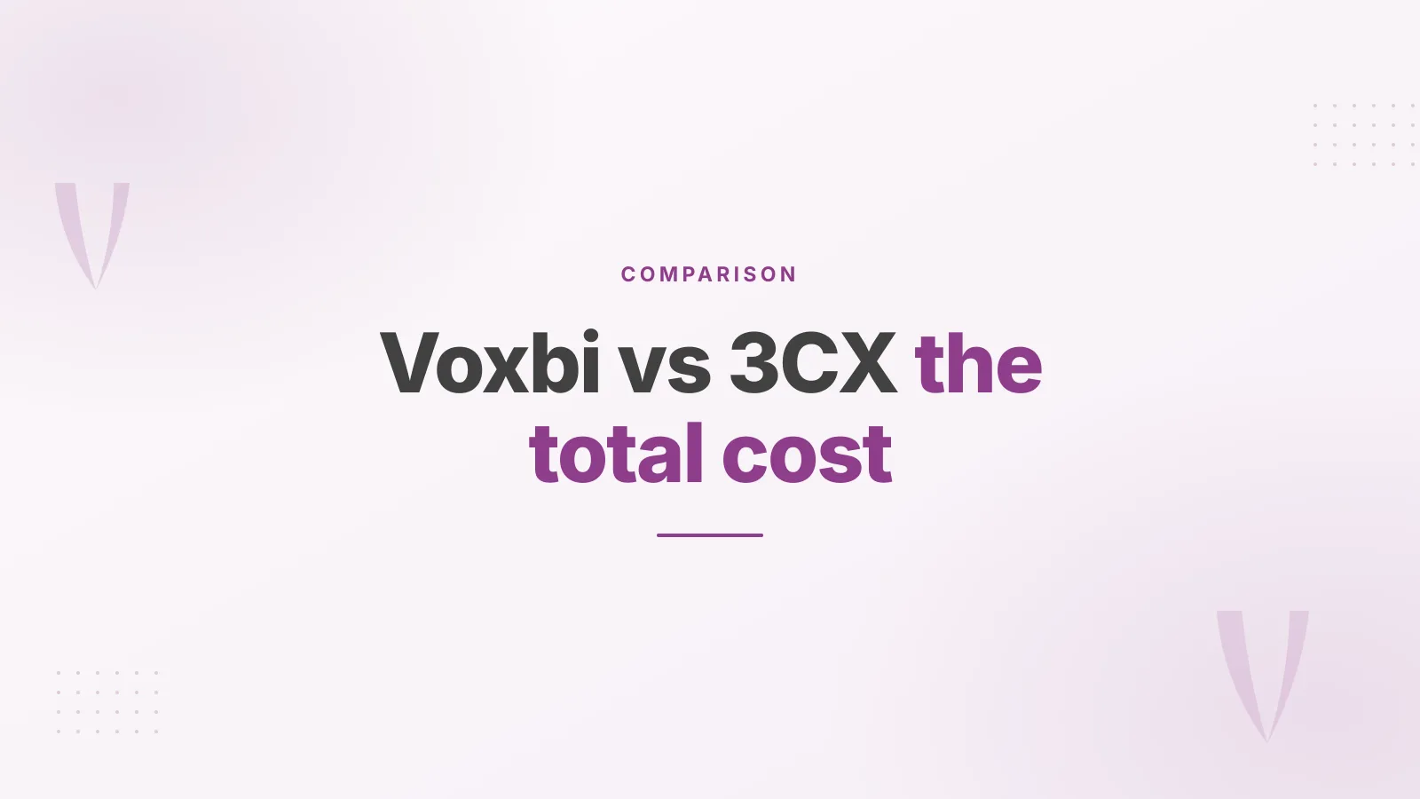 3CX pricing 2026: what it really costs, vs Voxbi