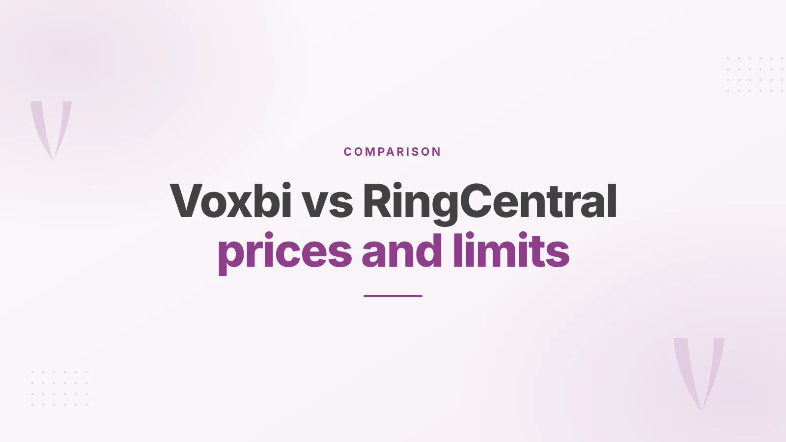 Voxbi vs RingCentral: plans, calling limits and real euro prices