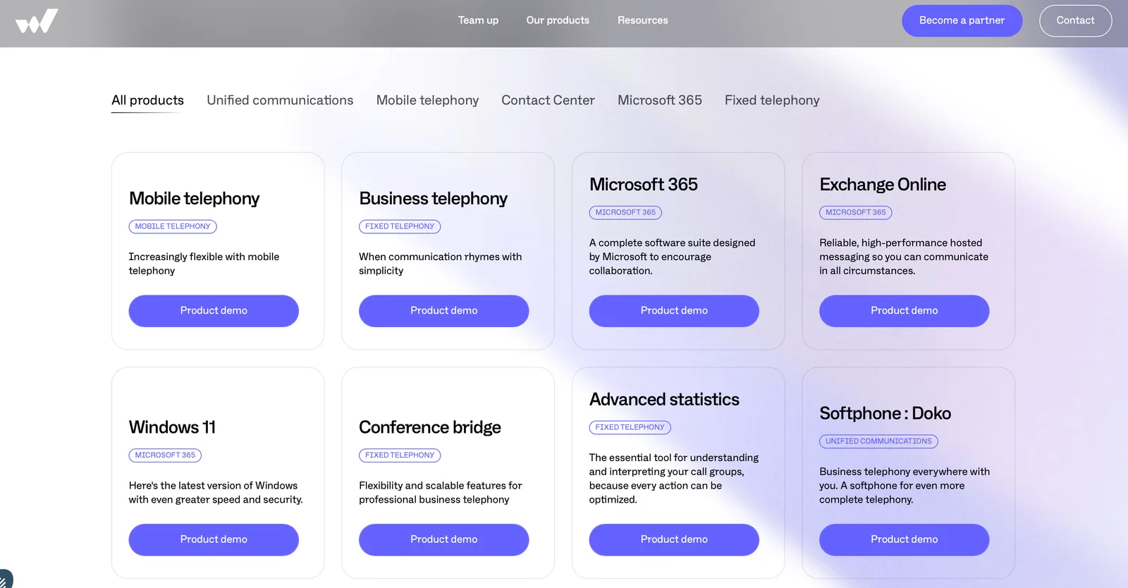 Sewan's business telephony page, captured 21 August 2026. No price is published on this or any other Sewan product page.