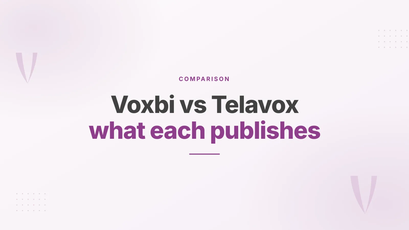 Voxbi vs Telavox: plans, features and pricing