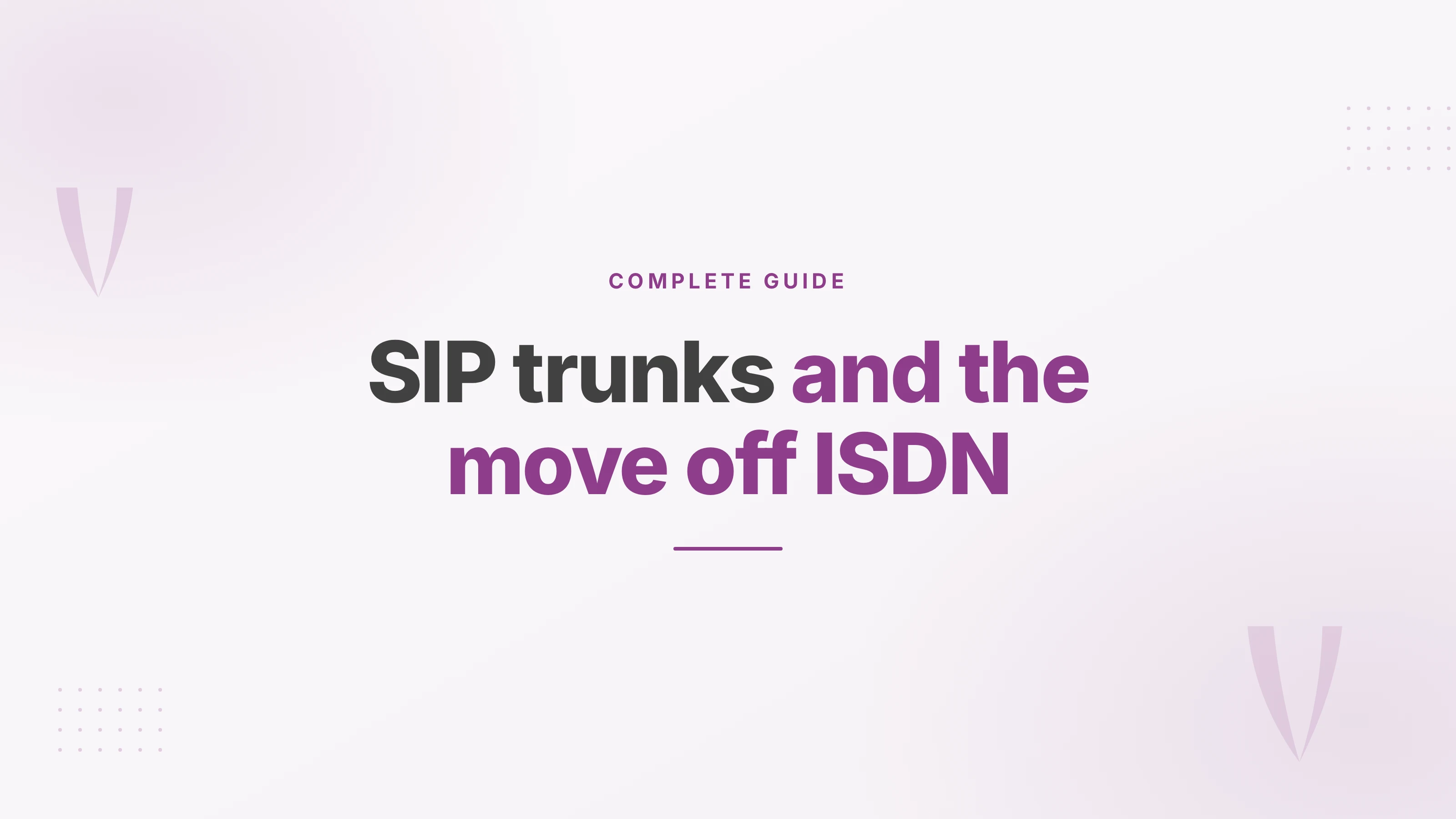 Cover illustration for a guide to SIP trunking for European businesses